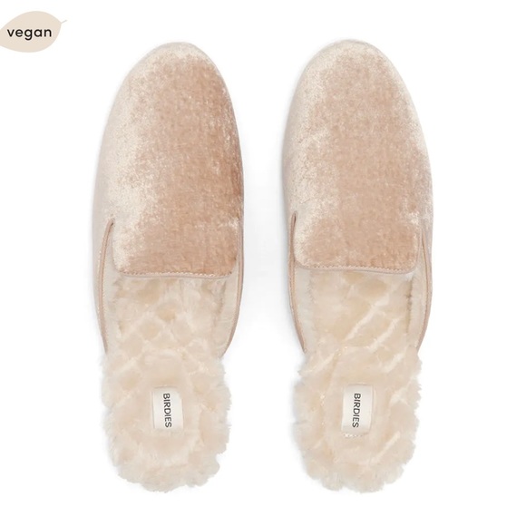 BIRDIES The Phoebe Cream Faux Fur Slide - Picture 5 of 10